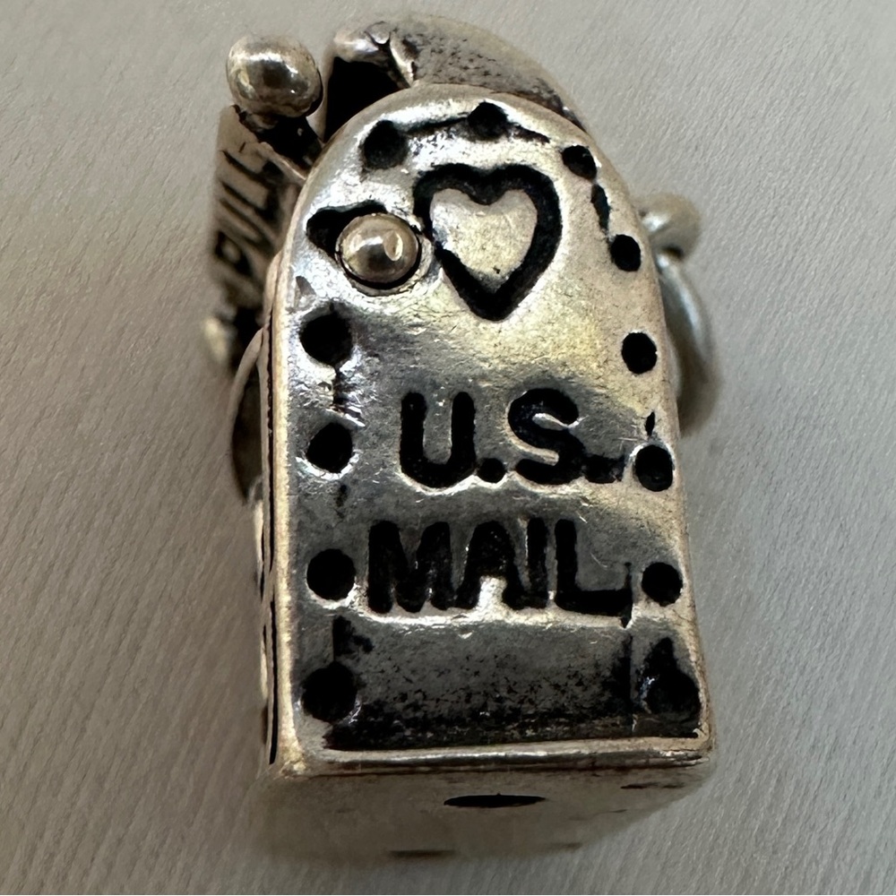 Sterling Silver Mailbox Charm - image 3